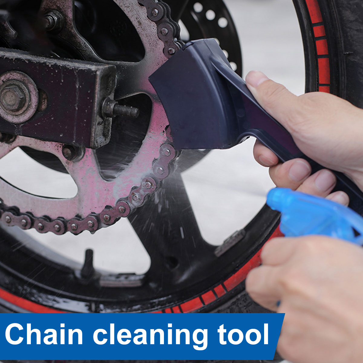 Chain Breaker - 오토바이 자전거 체인 클리너 듀얼 헤드