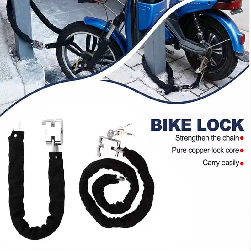 Bike Chain - 1.2M 2M 3M 오토바이 자전거 잠금장치