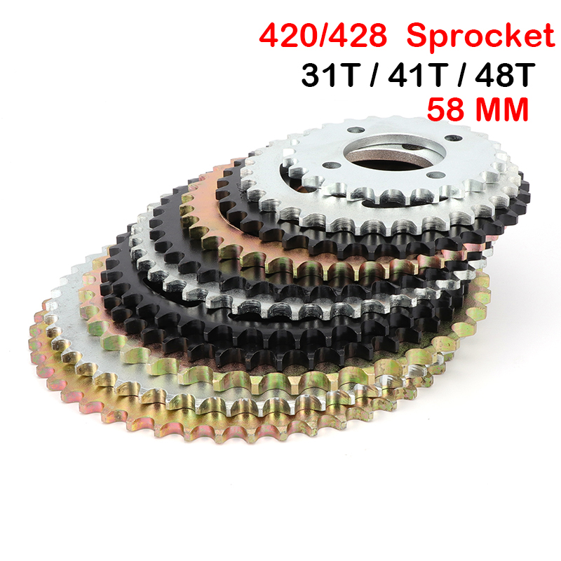 오토바이 420/428 체인, 37T, 41T, 48T - 428 Chain 리뷰 및 가격